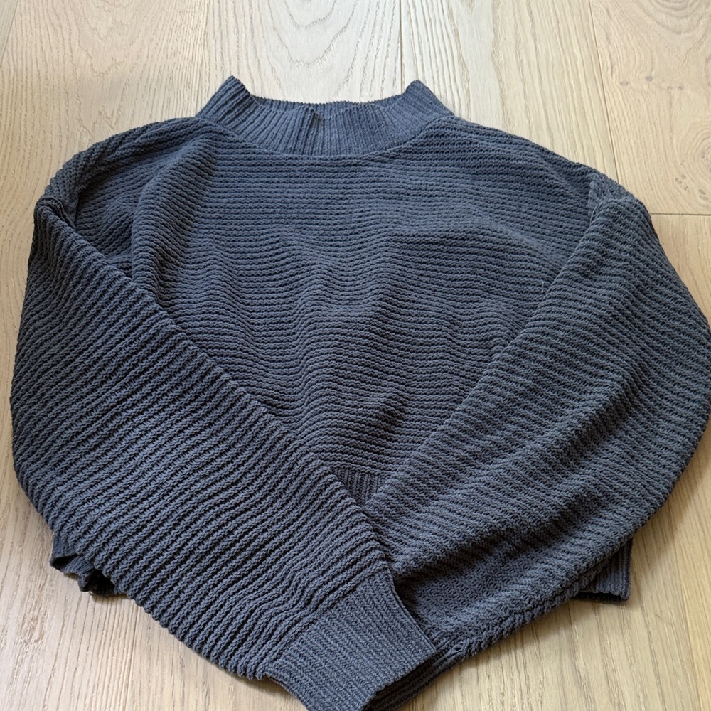 Hollister Dark Gray Women's Turtleneck Sweater